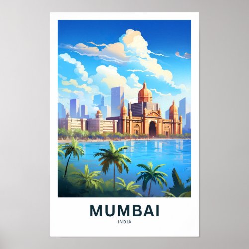 Mumbai India Travel Print