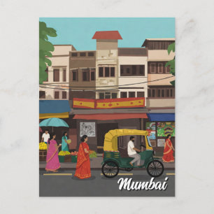 Mumbai Travel Souvenir Postcard