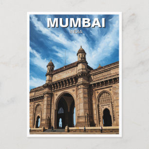 Mumbai Travel Souvenir Postcard