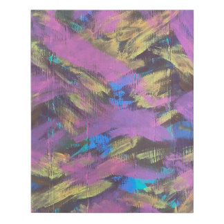 Mumble Faux Canvas Print