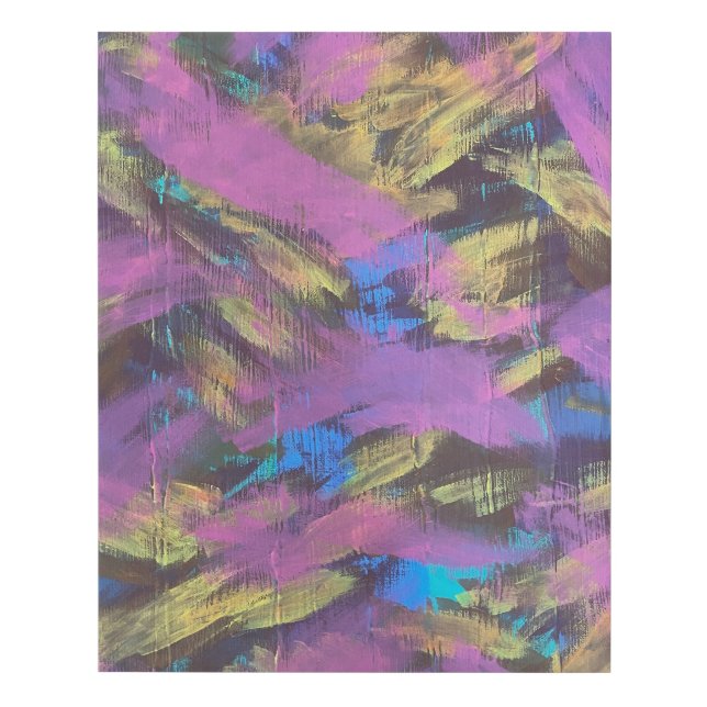 Mumble Faux Canvas Print (Front)