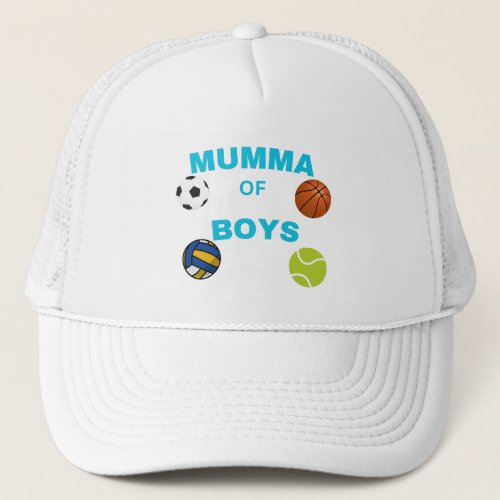 Mumma of Boys Proud Mum Cap