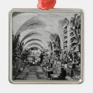 Mummies of catacomb of Palermo, Italy Metal Ornament