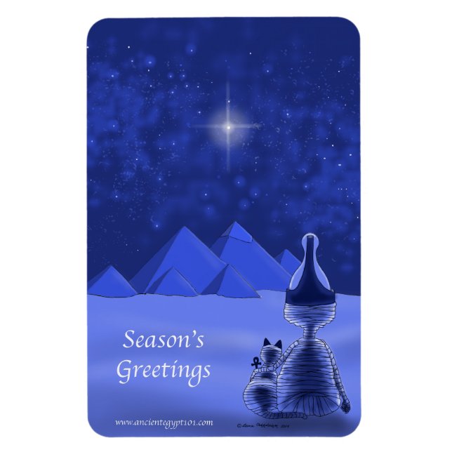 Mummific Season’s Greetings Magnet (Vertical)