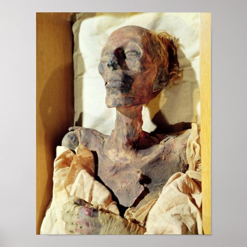 Mummified body of Ramesses II  found in a tomb Poster