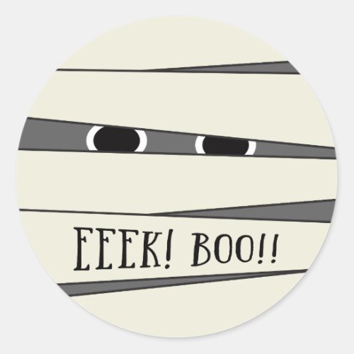 Mummified Halloween Sticker