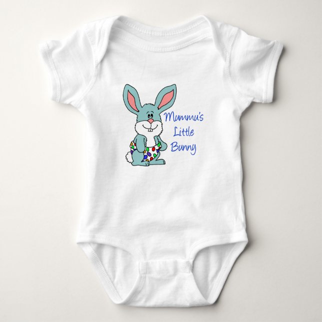 Mummu's Little Bunny Baby Bodysuit (Front)