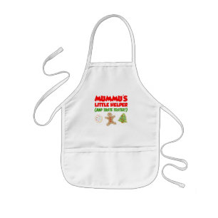 Mummu's Little Helper Christmas Cookies Kids' Apron
