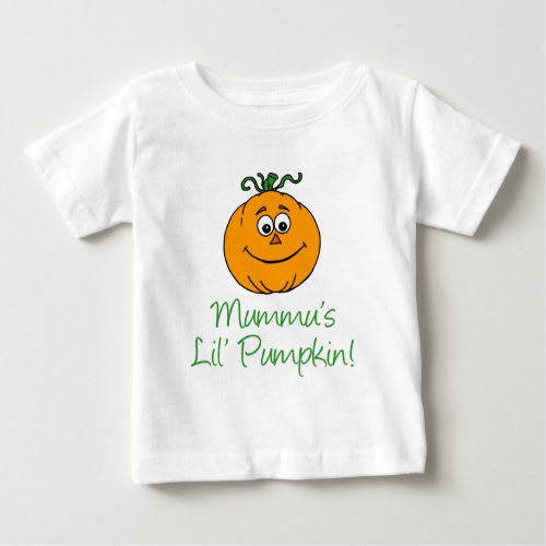 Mummus Little Pumpkin Baby T_Shirt