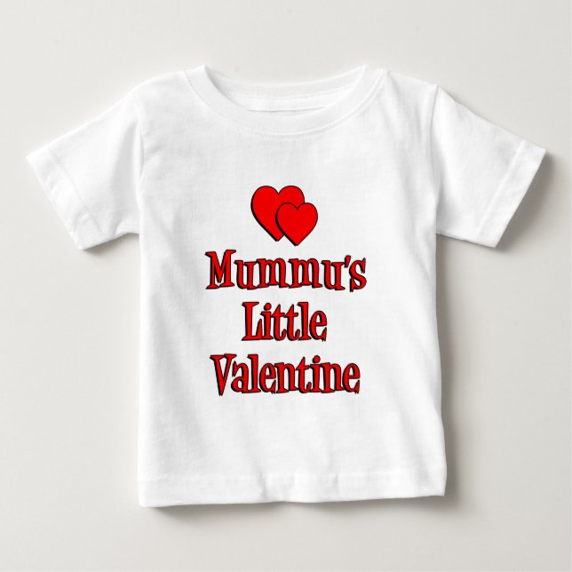Mummu's Little Valentine Baby T-Shirt (Front)
