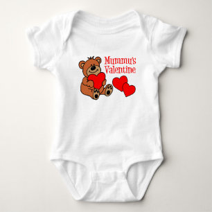 Mummu's Valentine Baby Bodysuit
