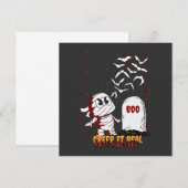 Mummy at Grave Boo Halloween (Front/Back)