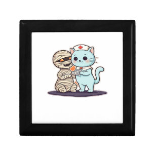Mummy Boo-Boo Nurse Cat to the Rescue! Classic T-S Gift Box