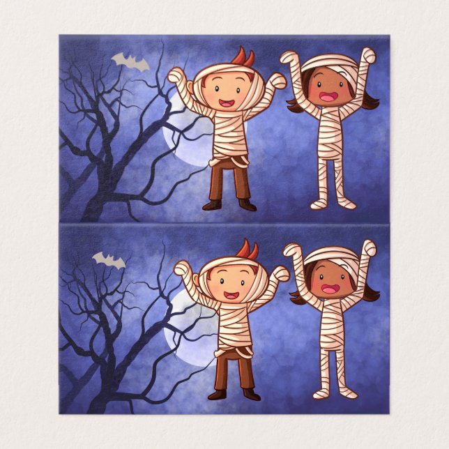 Mummy costume cute cartoon kids classroom (Outside Unfolded)