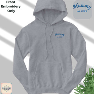 Mummy Embroidered Hoodie