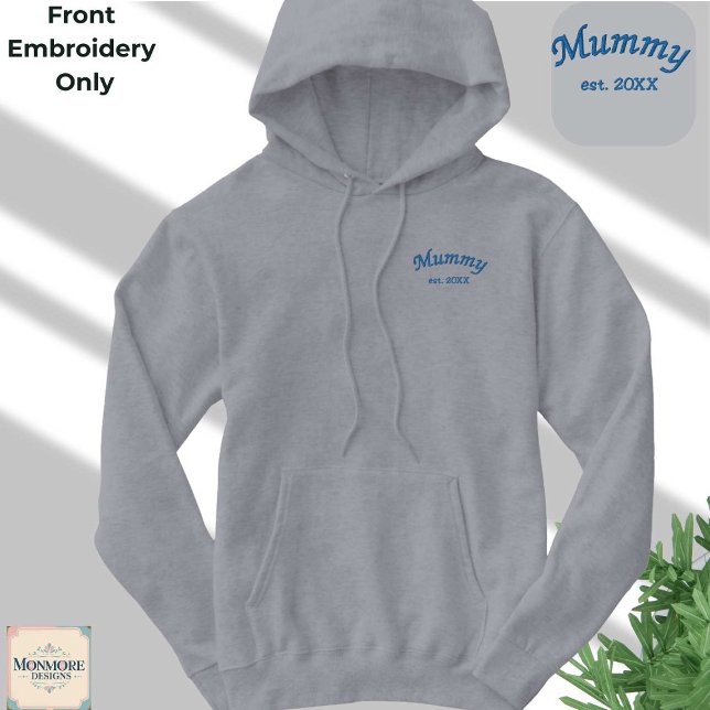 Mummy Embroidered Hoodie (Creator Uploaded)