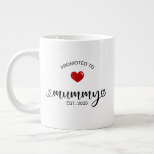 Mummy Established New Mom Gift Giant Coffee Mug