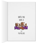 Mummy Eyes Halloween Call it a Wrap Orange ID685 (Inside (Right))