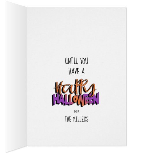 Mummy Eyes Halloween Call it a Wrap Orange ID685 (Inside (Right))