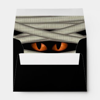 Mummy Eyes Halloween Orange/Black ID685