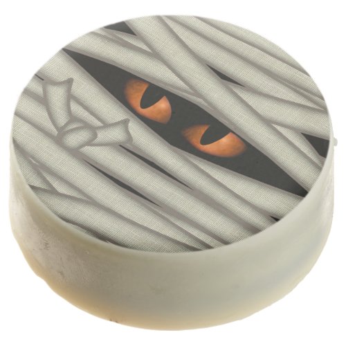 Mummy Eyes Halloween Orange ID685 Chocolate Covered Oreo