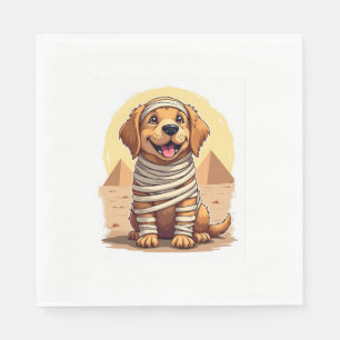 Mummy Golden Retriever Napkins