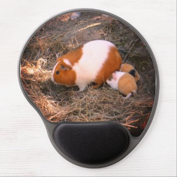 Mummy Guinea Pig Gel Mouse Pad by MehrFarbeImLeben at Zazzle
