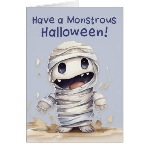 Mummy Halloween Cards
