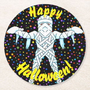 Mummy Halloween Coasters