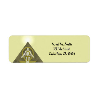 Mummy - Halloween Labels