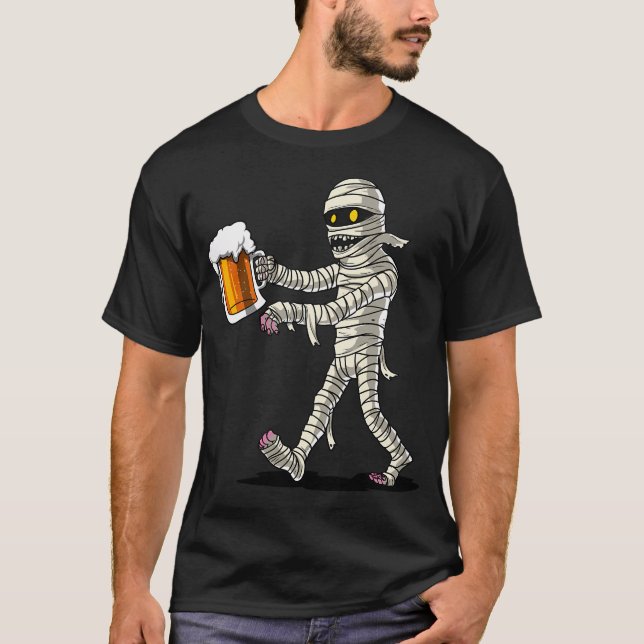 Mummy Halloween Party T-Shirt (Front)