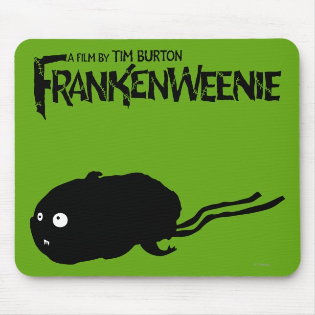 Mummy Hamster Silhouette Mouse Pad (Front)