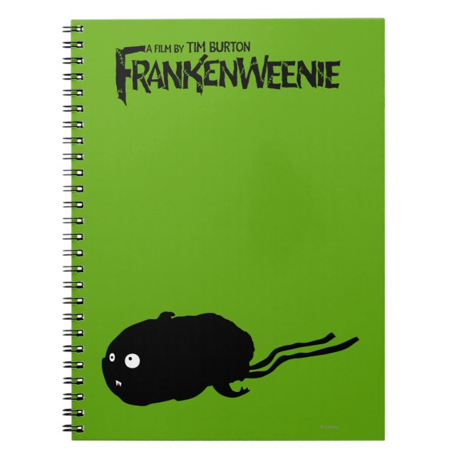 Mummy Hamster Silhouette Notebook (Front)