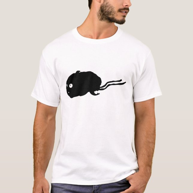 Mummy Hamster Silhouette T-Shirt (Front)