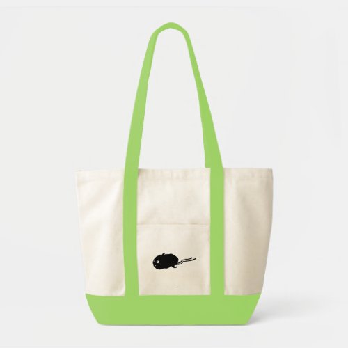 Mummy Hamster Silhouette Tote Bag
