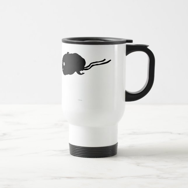 Mummy Hamster Silhouette Travel Mug (Right)
