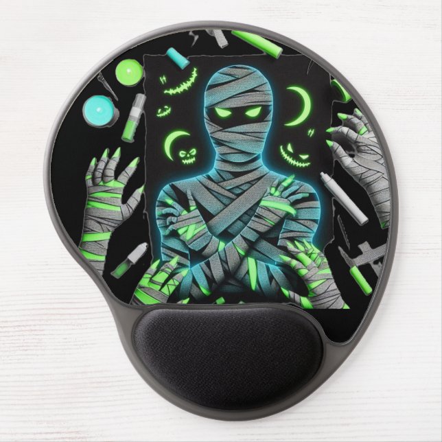 Mummy Lightening Green Mouse Pad (Front)