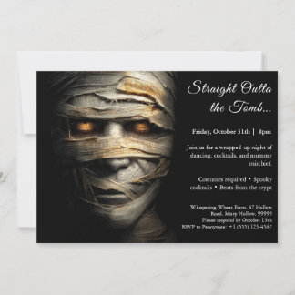 Mummy Madness | Halloween Costume Party Invitation