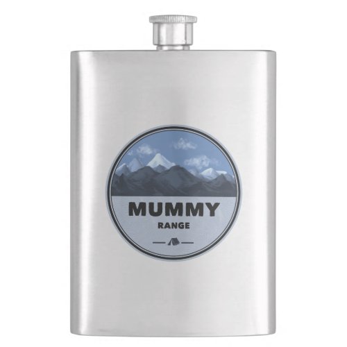 Mummy Mountain Range Colorado Camping Flask