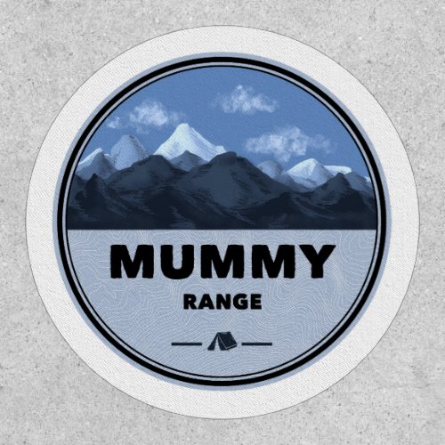 Mummy Mountain Range Colorado Camping Patch