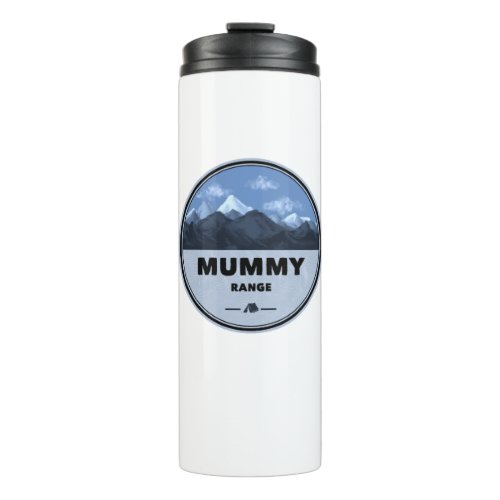 Mummy Mountain Range Colorado Camping Thermal Tumbler