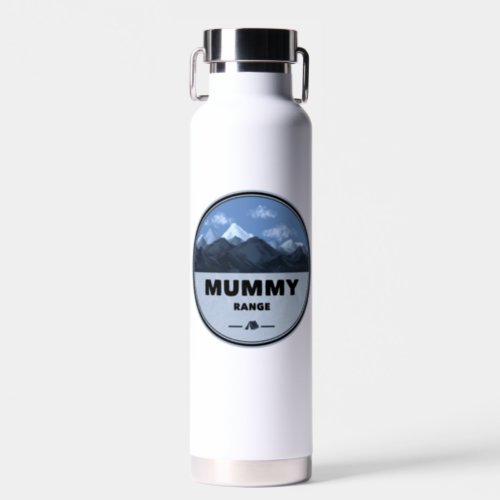 Mummy Mountain Range Colorado Camping Water Bottle