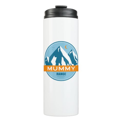 Mummy Mountain Range Colorado Thermal Tumbler