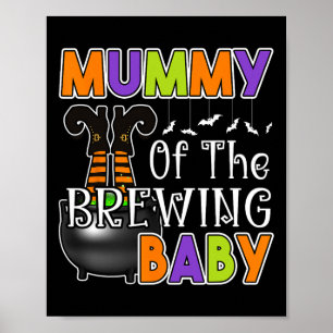 Mummy of Brewing Baby Costume Halloween Poster