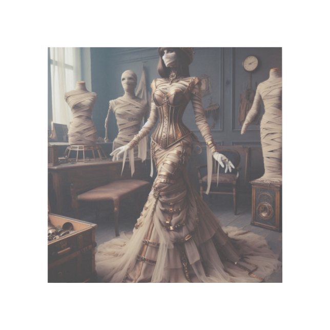 Mummy Queen Steampunk Victorian Gothic Gallery Wrap (Front)