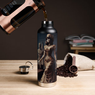 Mummy Queen Steampunk Vintage Victorian Water Bottle