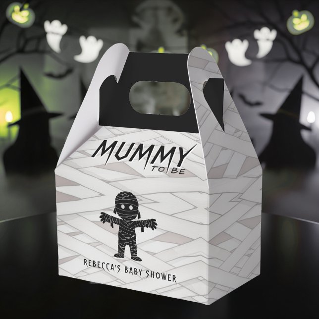 Mummy to Be Halloween Baby Shower Favor Boxes (Mummy to Be Halloween Baby Shower Favor Boxes
)