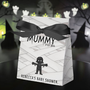Mummy to Be Halloween Baby Shower Favor Boxes