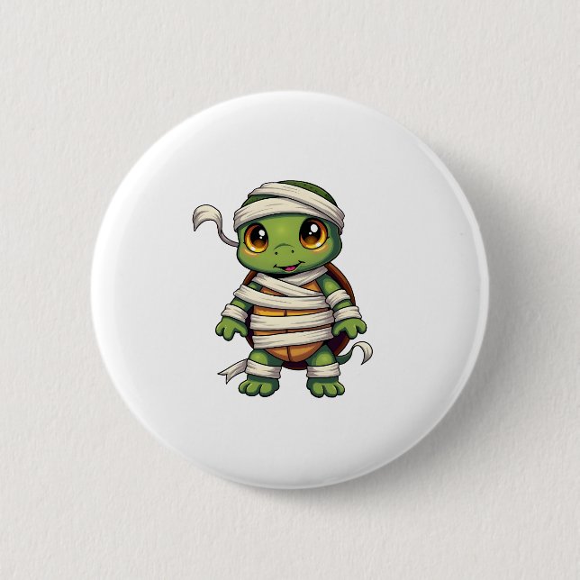 Mummy Turtle Button (Front)