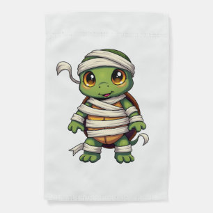 Mummy Turtle Garden Flag